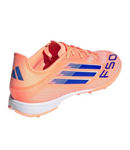 Mens F50 League Artificial Ground Football Boots Orange Blue Adidas