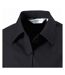 Chemisier À Manches Longues 100% Coton Femme Noir Jerzees-3