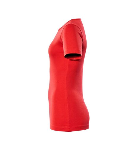 Womens/ladies Crossover Arras T-shirt Traffic Red Mascot