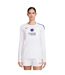 Haut De Survêtement Manches Longues Motif/style Paris Saint-germain 2025/2026 Femme Blanc Bleu Nike-1