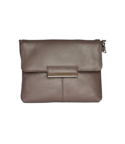Eastern Counties Leather Womens/Ladies Carys Chain Strap Purse (Taupe) (One size) - UTEL124