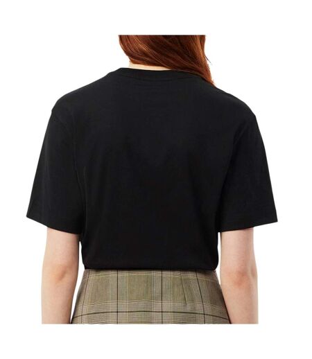T-shirt noir femme lacoste tf7215 - 32
