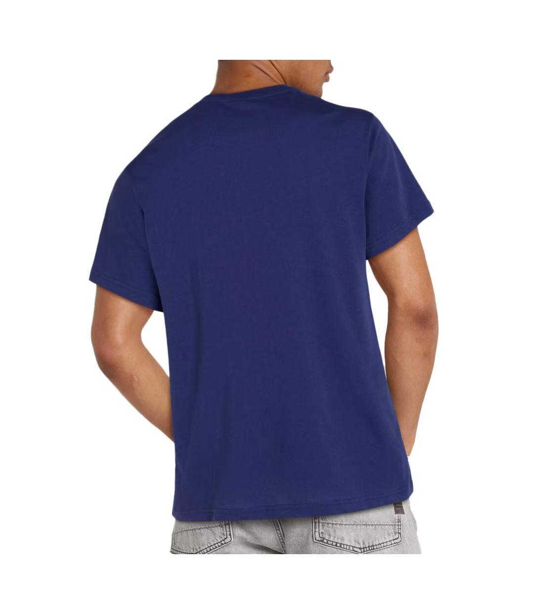 T-shirt bleu roi g-star homme chest-2