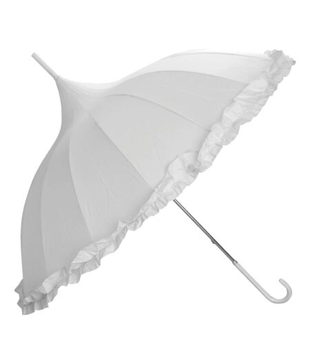 X-Brella Womens/Ladies Frill Wedding Stick Umbrella () () - UTUM350