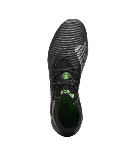 Mens Future 8 Ultimate Knitted Collar Soft Ground Football Boots Black Green Puma