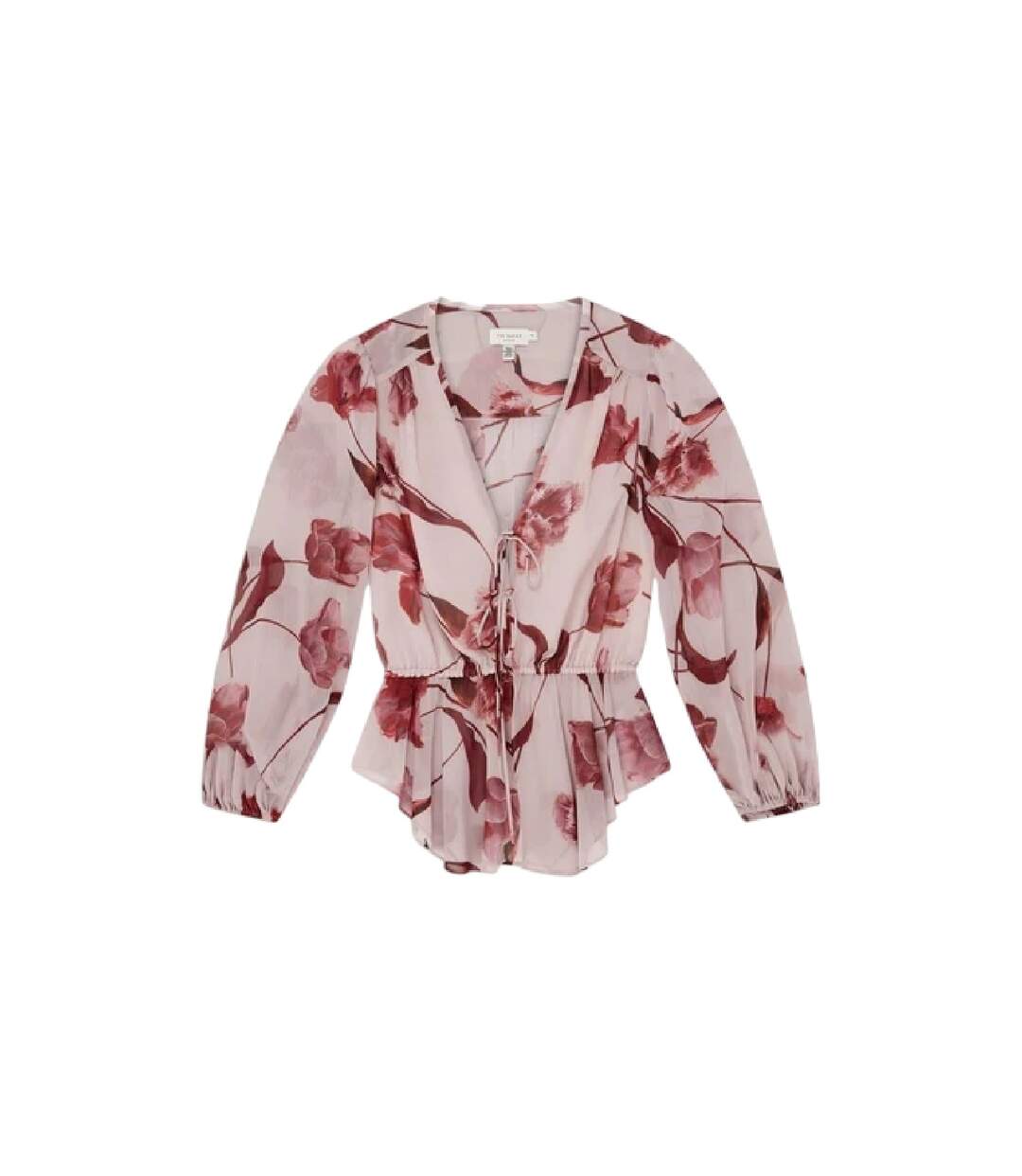 Blouse Manches Bishop Femme Rose Ted Baker-2