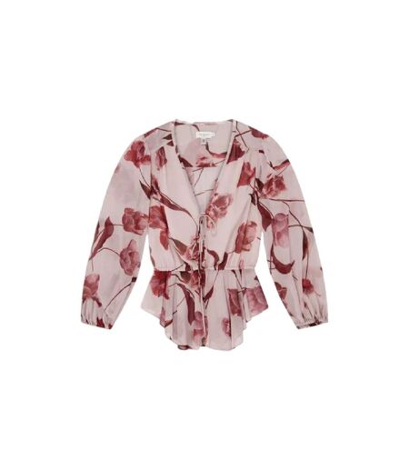 Blouse Manches Bishop Femme Rose Ted Baker