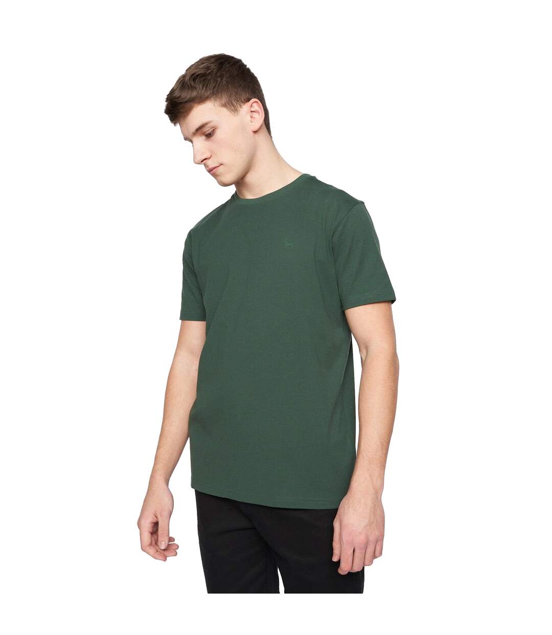 Pack Of 5  Mens Bonucci T-shirt  Green Black Maroon Blue Khaki Bewley & Ritch-2