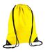 Sac De Gym 11 Litres Taille Unique Jaune Bagbase-1