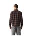 Chemise À Boutons Motif/style Motif Écossais Authentic Homme Beige Pierre Levis-3