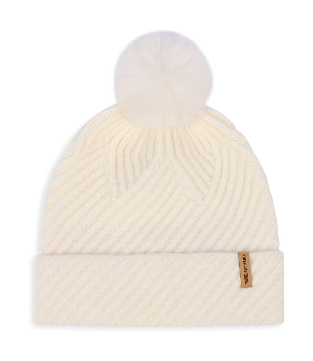 Womens/ladies Anala Knitted Beanie Ghost Trespass-2
