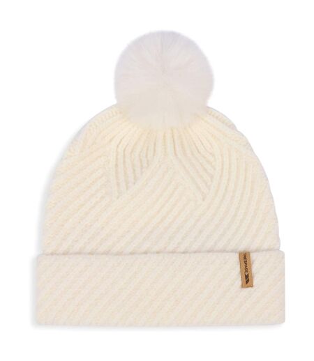 Womens/ladies Anala Knitted Beanie Ghost Trespass
