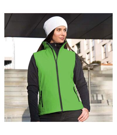 Veste Softshell Sans Manches Femme Vert Noir Result