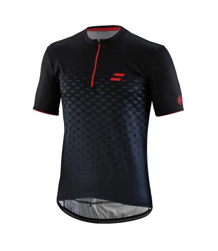 Maillot De Cyclisme Rayon Homme Noir Rouge Bicycle Line