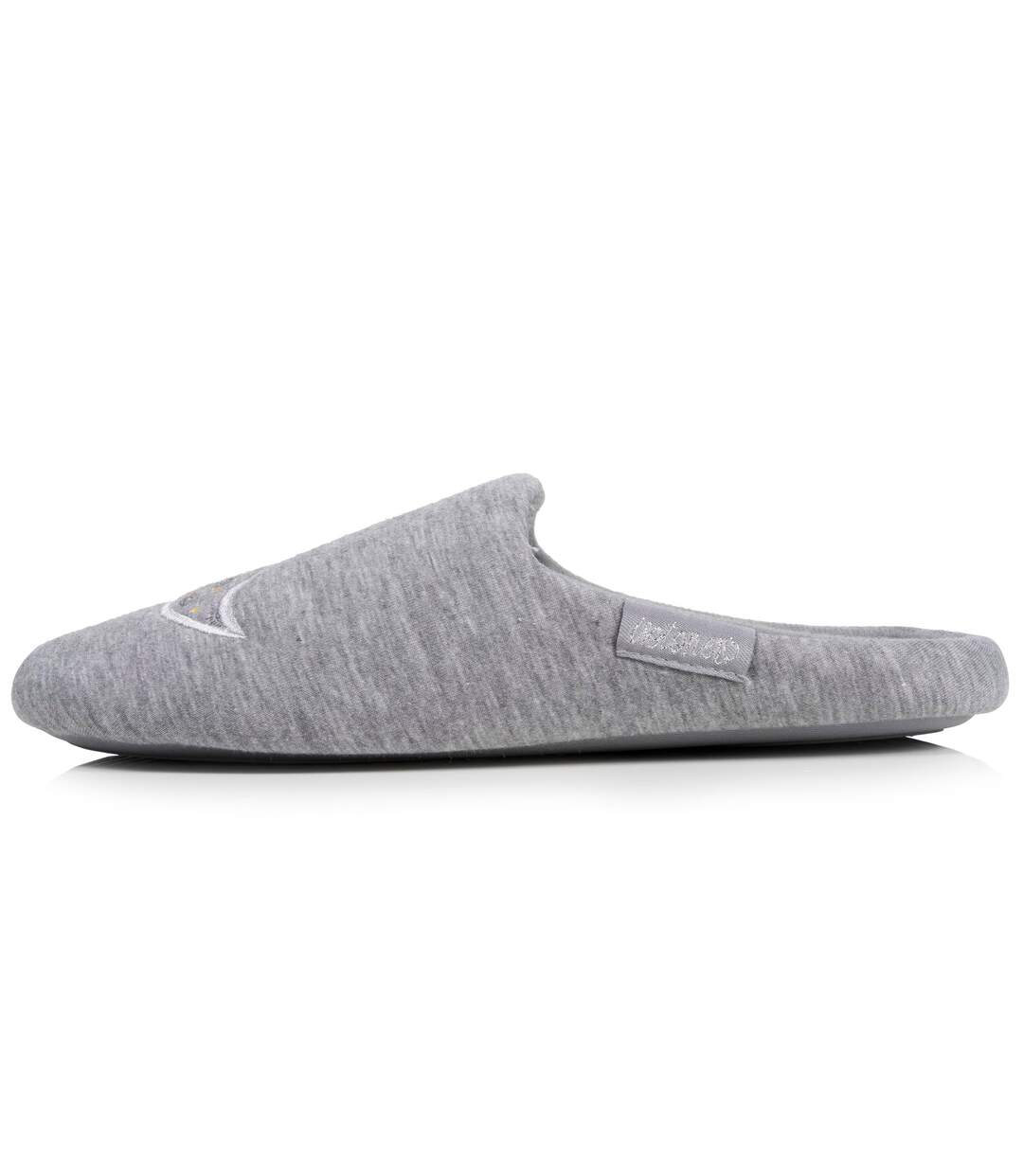 Isotoner Chaussons extra-light Mules femme jersey, semelle gomme antidérapante-3
