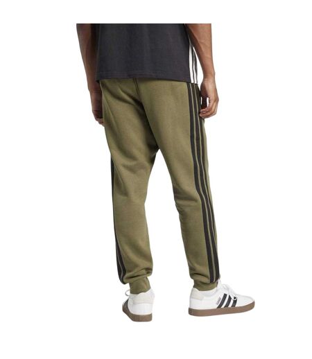 Mens Essentials Stripe Tapered Joggers Sandstone Adidas
