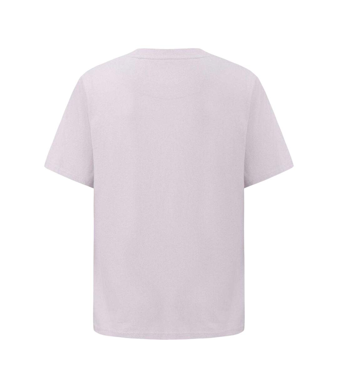 Mens Small Logo Cotton T-shirt Lilac Pretty Green-2