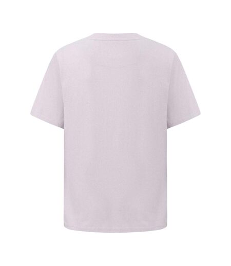 Mens Small Logo Cotton T-shirt Lilac Pretty Green