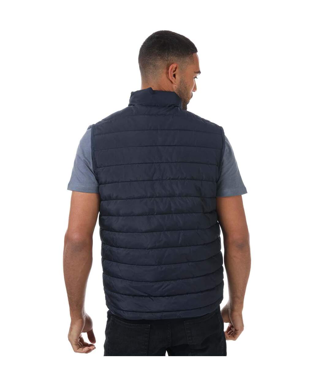 Mens Wing Gilet Navy Jack And Jones-2