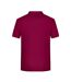 Polo Basic Homme Bordeaux James And Nicholson-2
