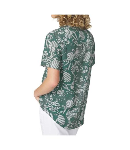 Blouse vert à fleurs femme tbs janiemis - 36