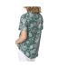 Blouse vert à fleurs femme tbs janiemis - 36-2