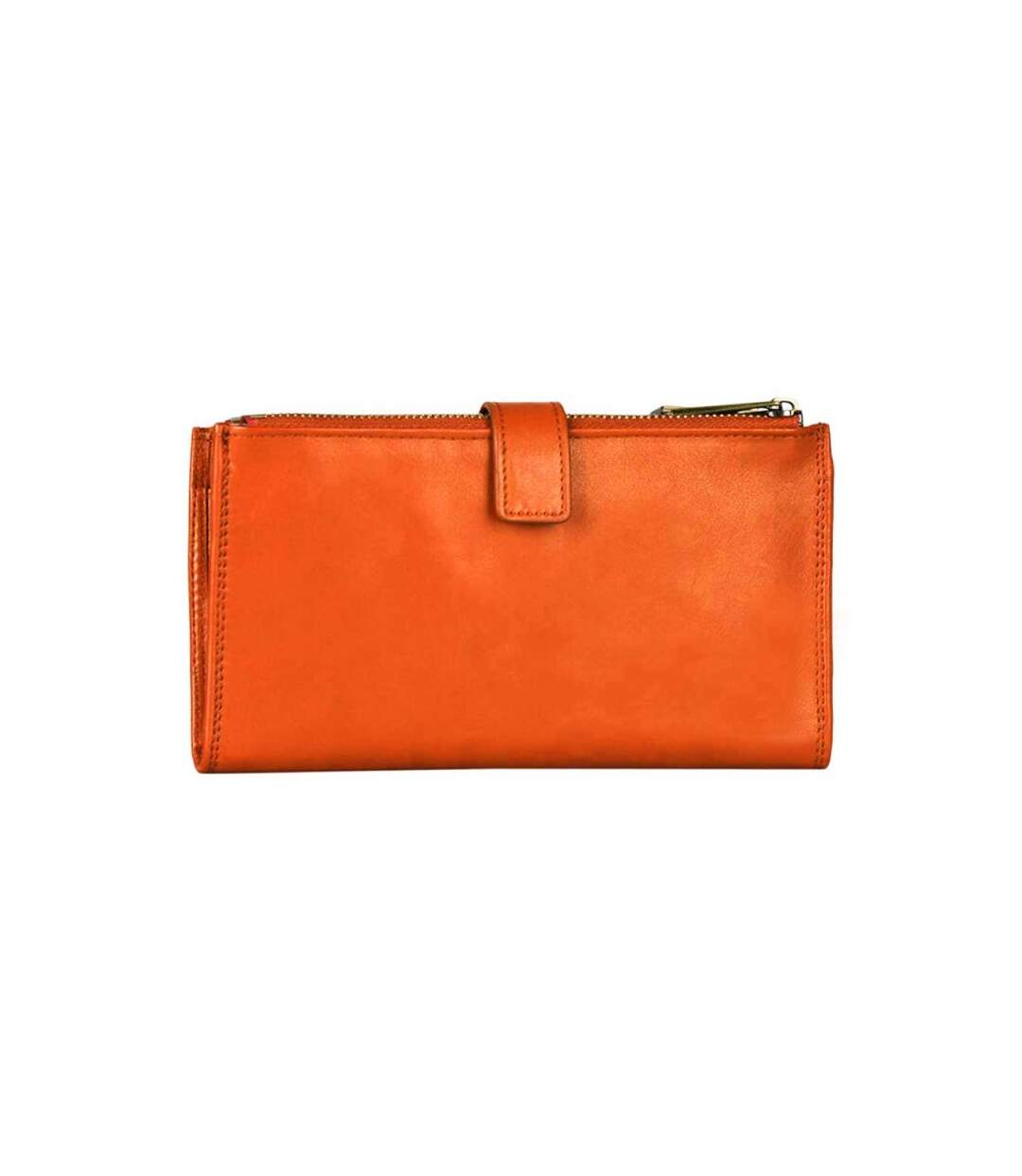 Katana - Portefeuille femme medium en cuir - orange - 8754-2