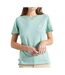 T-shirt bleu clair femme superdry classic - s-1