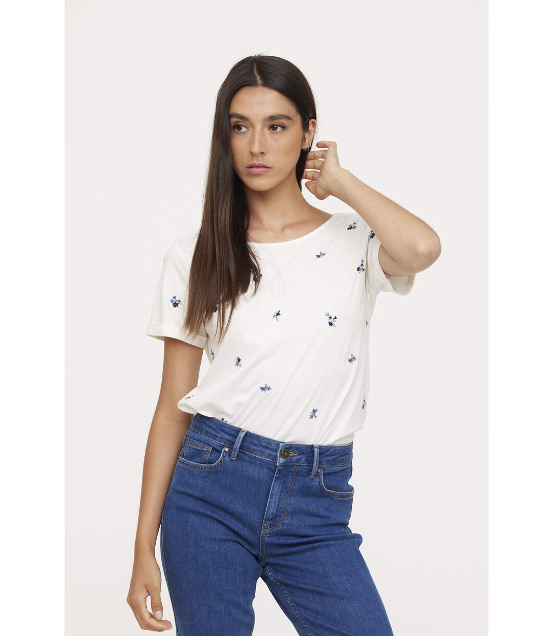 T-shirt manches courtes coton regular ALORA