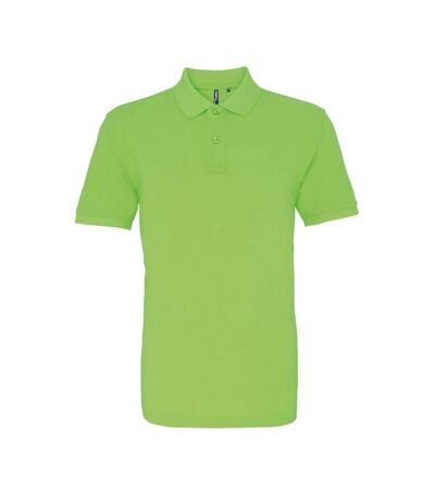 Asquith & Fox Mens Plain Short Sleeve Polo Shirt (Neon Green)