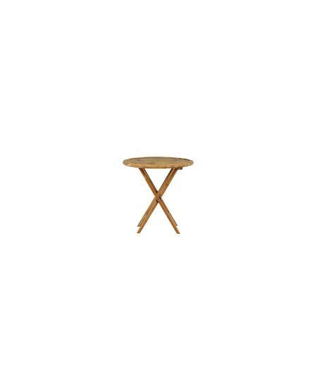 Table de Jardin Cane 80cm Naturel