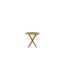 Table de Jardin Cane 80cm Naturel-5