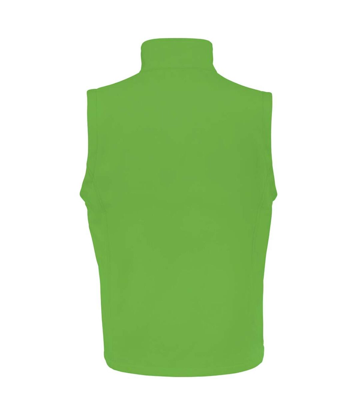 Result Mens Core Printable Softshell Bodywarmer (Vivid Green / Black)