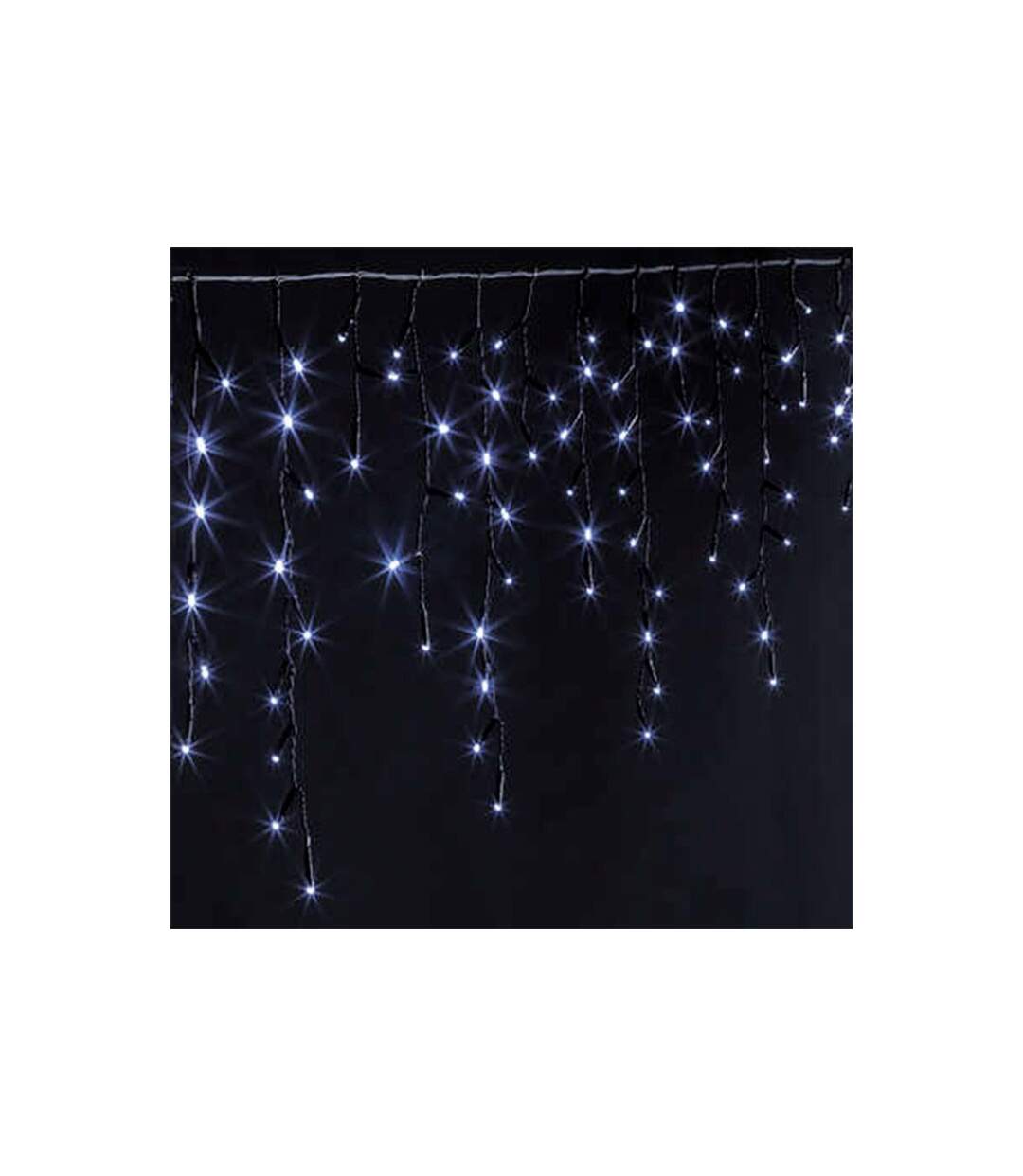 Guirlande Lumineuse Extérieure Rideau 400cm Blanc-1