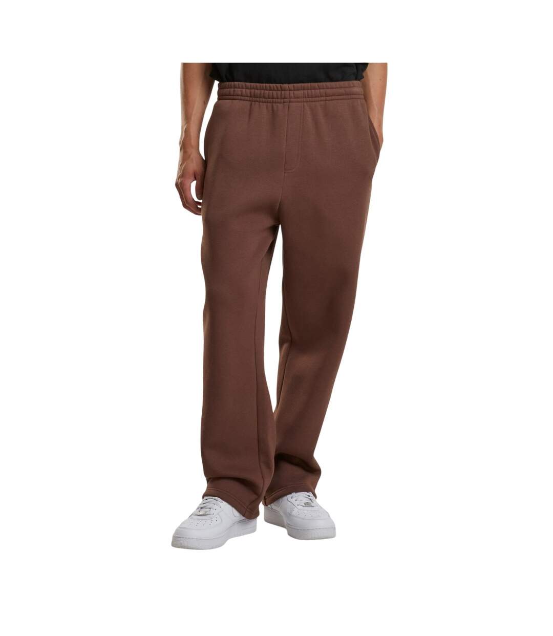 Bas De Jogging Molletonné Pour Hommes Brun Chocolat Build Your Brand-1