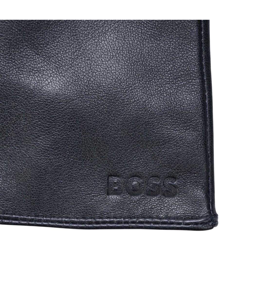 Mens Gioli Lambs Leather Gloves Dark Blue Boss-3