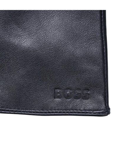 Mens Gioli Lambs Leather Gloves Dark Blue Boss
