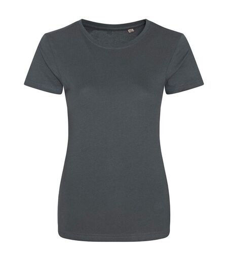T-shirt Cascades Femme Charbon Ecologie