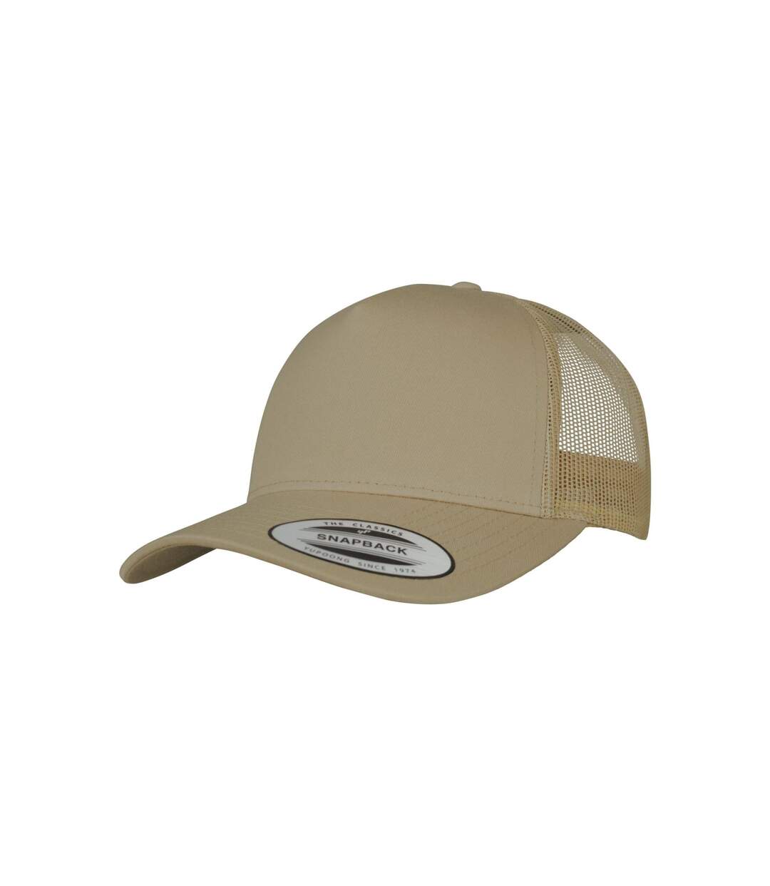 Casquette Trucker Motif/style Rétro Adulte Marron Kaki Flexfit-4