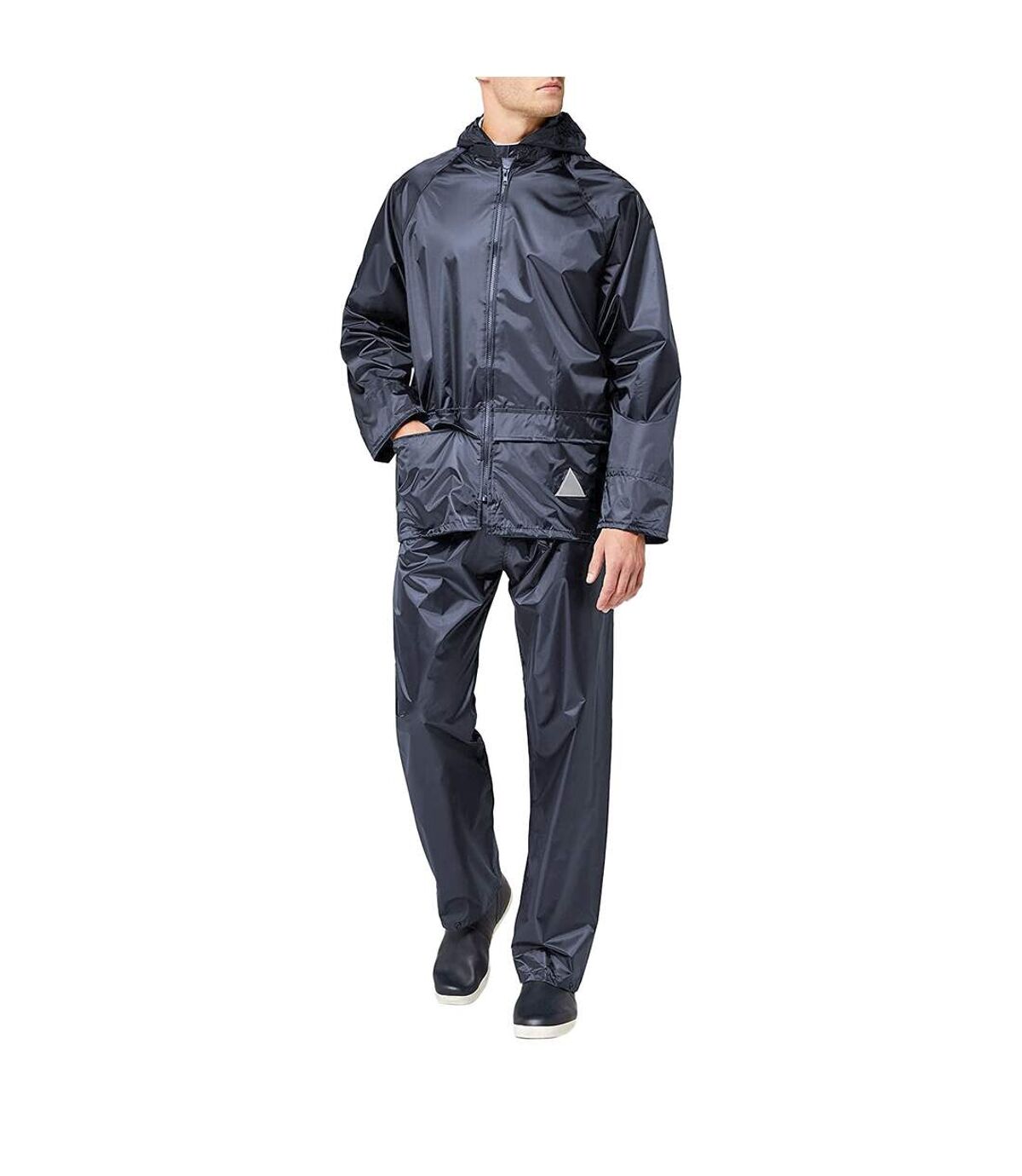 Result Mens Heavyweight Waterproof Rain Suit (Jacket & Trouser Suit) (Navy)