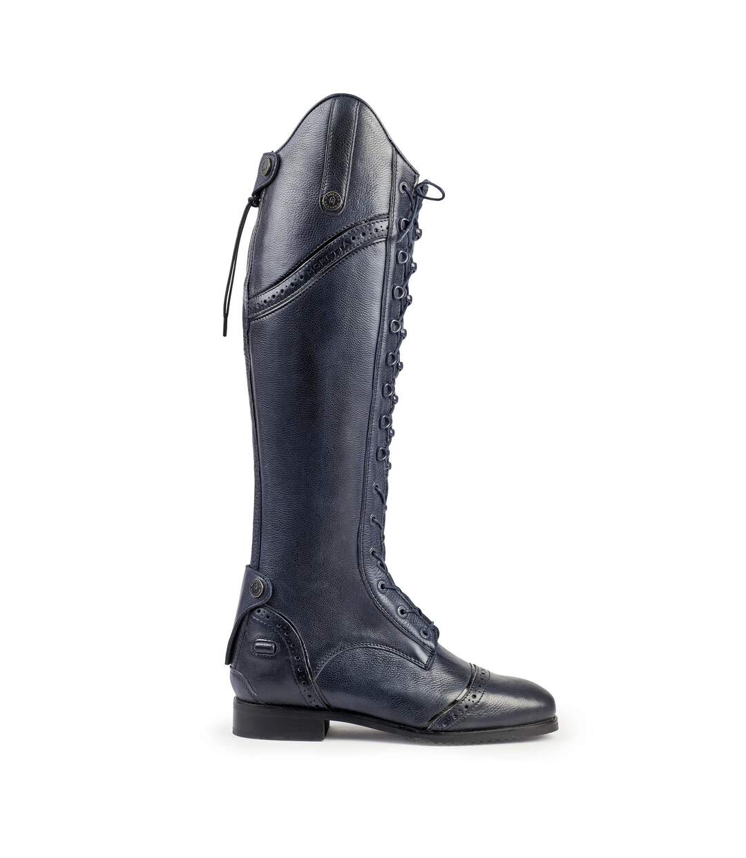 Bottes Hautes D´équitation Maddalena Femme Bleu Marine Moretta-3