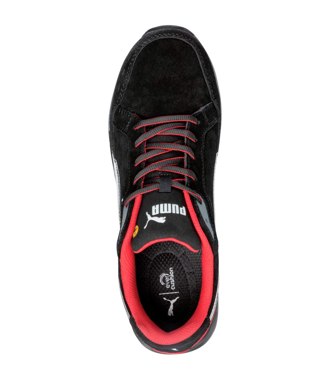 Baskets de sécurité S3 ESD HRO SRC Puma Airtwist noires et rouges