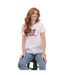 Womens/ladies Regular T-shirt White Armani-1