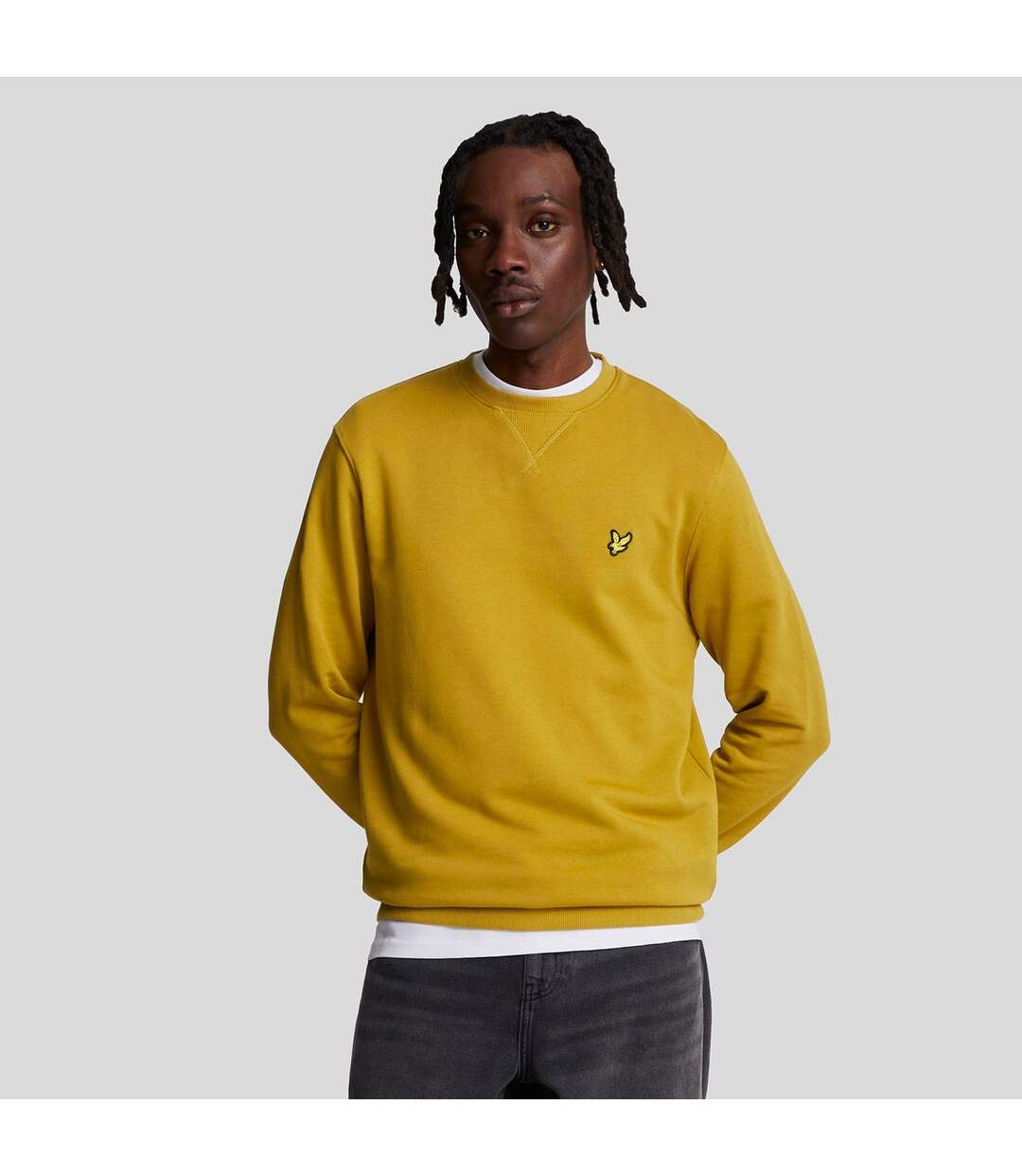 Sweat Homme Jaune Lyle & Scott-1