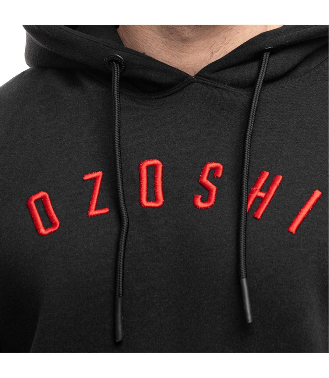 Sweat À Capuche Brazos Homme Noir Ozoshi-4