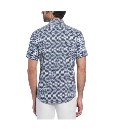 Mens Ikat Regular Short-sleeved Shirt Sargasso Sea Original Penguin
