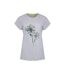 T-shirt seedheads femme gris chiné Weird Fish