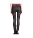 Jean simili cuir slim noir femme kaporal sable-2