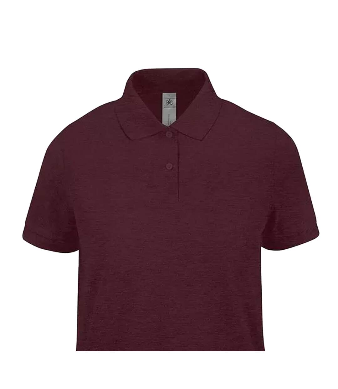 Polo my femme bordeaux chiné B&C