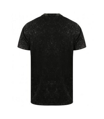 SF Unisex Adults Washed Band T-Shirt (Washed Black)